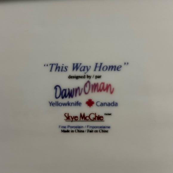 Dawn Oman First Nation Artwork Plate - Picture 4 of 4